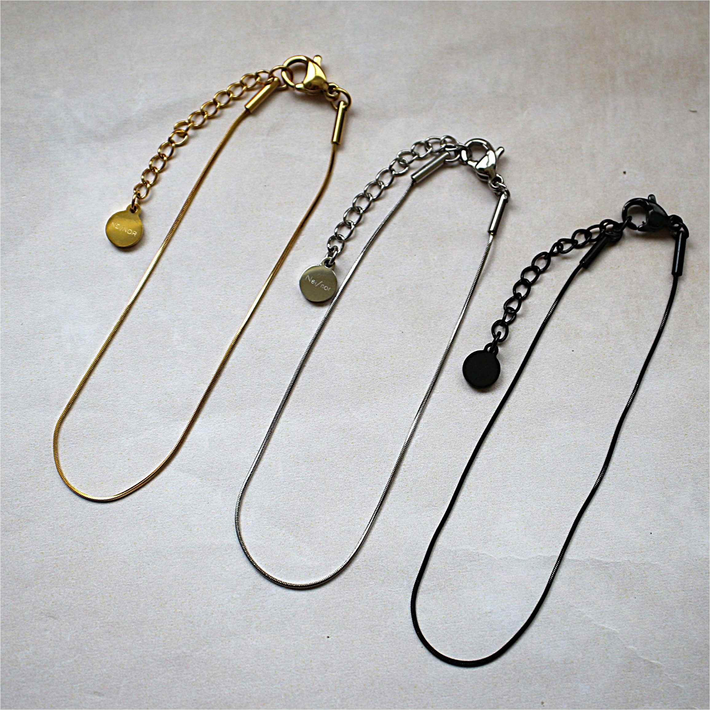 スリムチェーンブレスレット