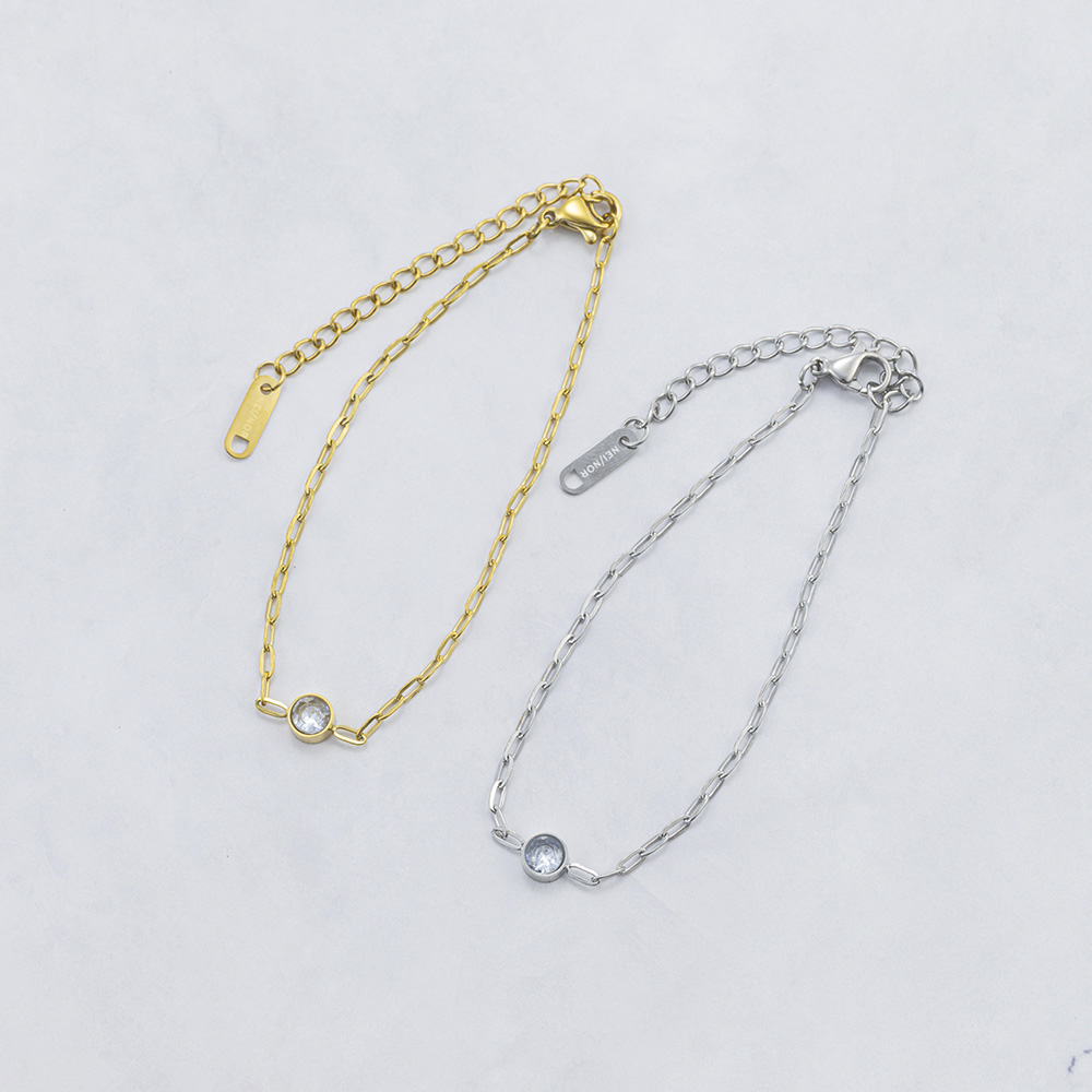 キュービックビジューブレスレット